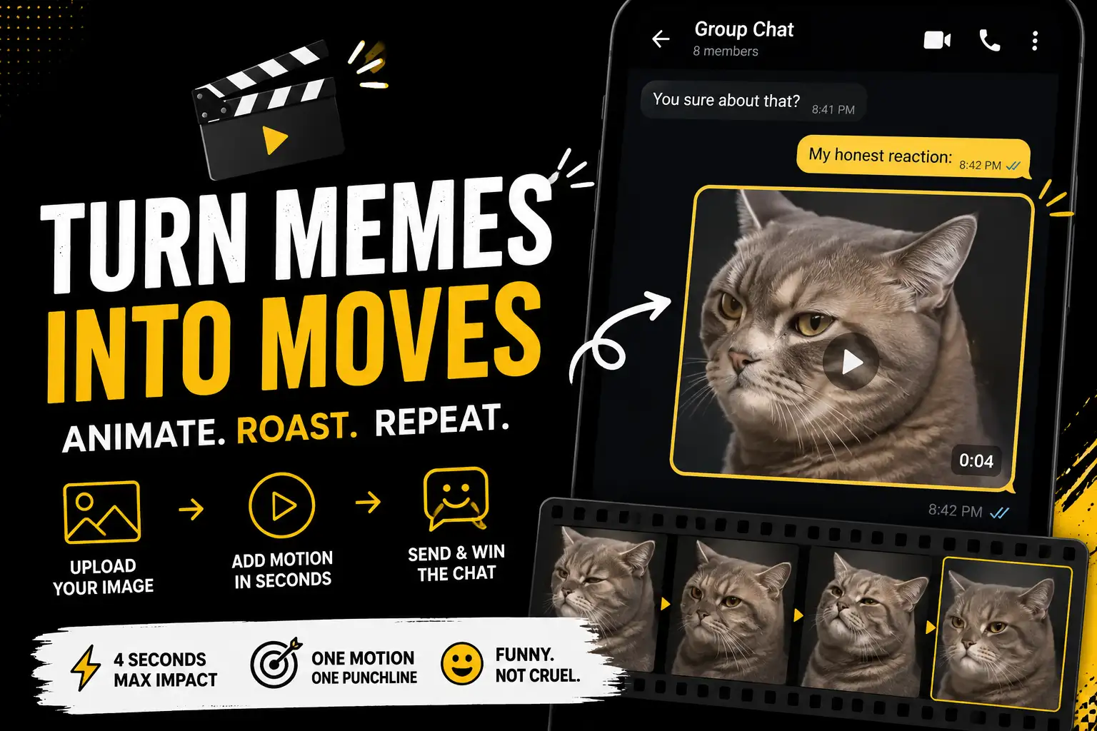 How to Turn Reaction Images Into Funny Animated Roasts
