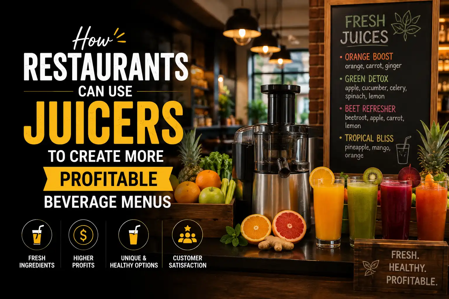 Juicers for Restaurants
