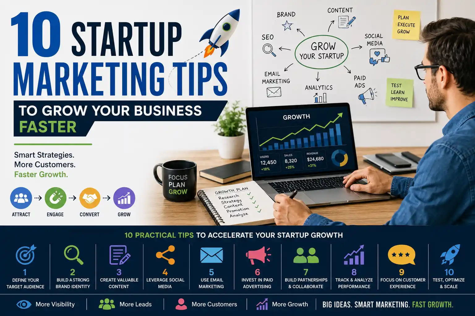 Startup Marketing Tips to Grow Your Business Faster