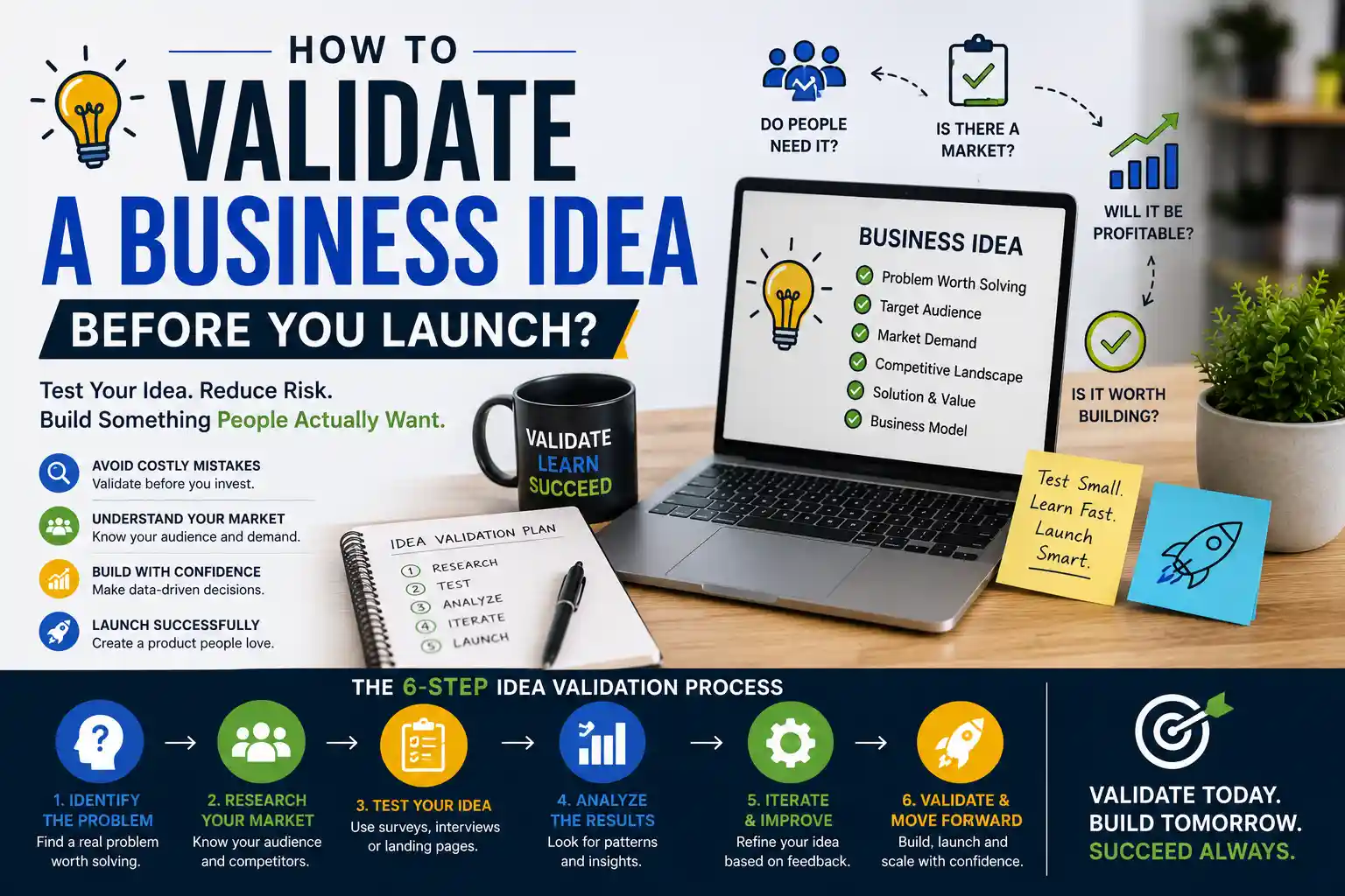 How to Validate a Business Idea Before You Launch?