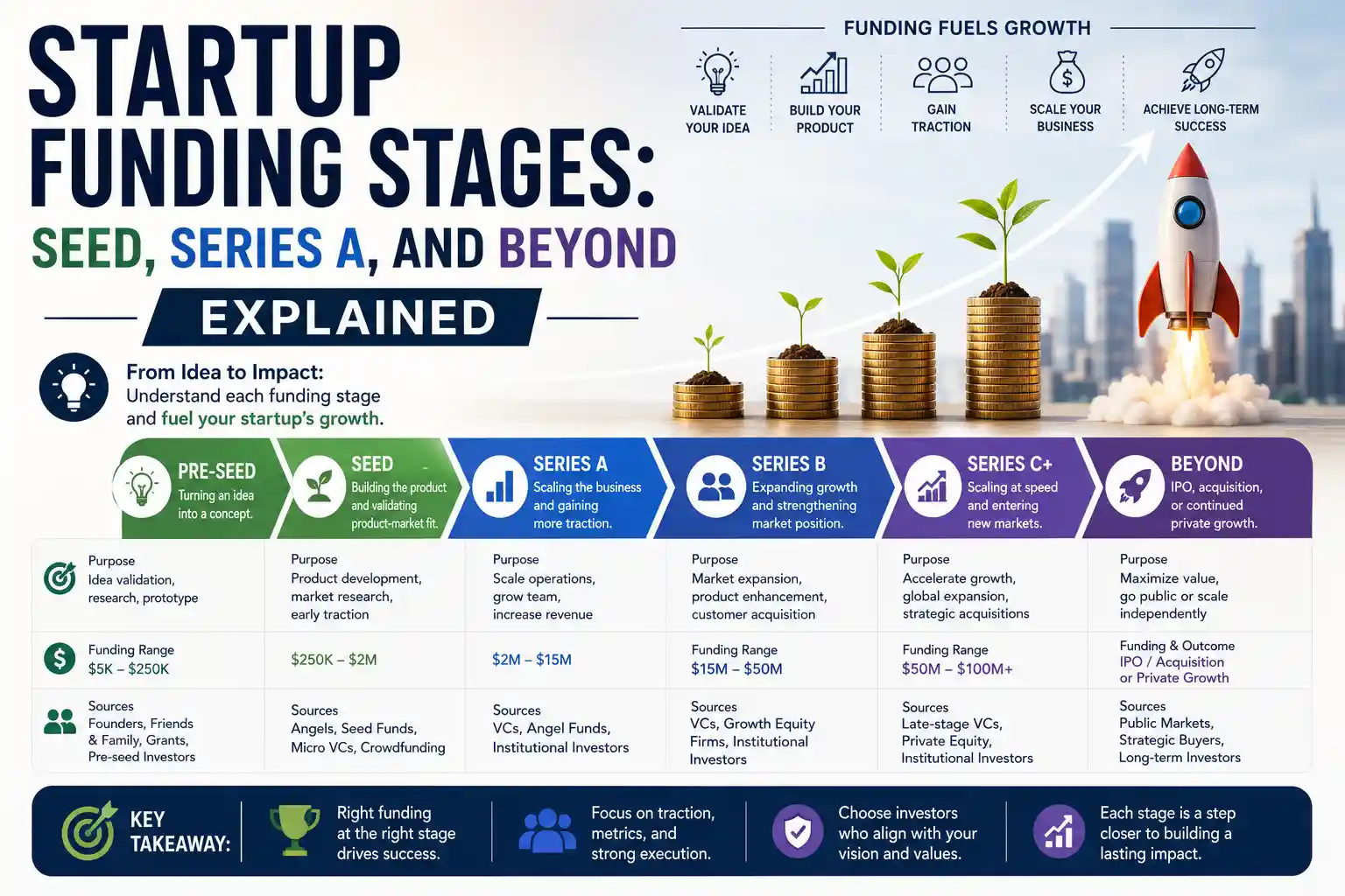 Startup Funding Stages: Seed, Series A, and Beyond Explained