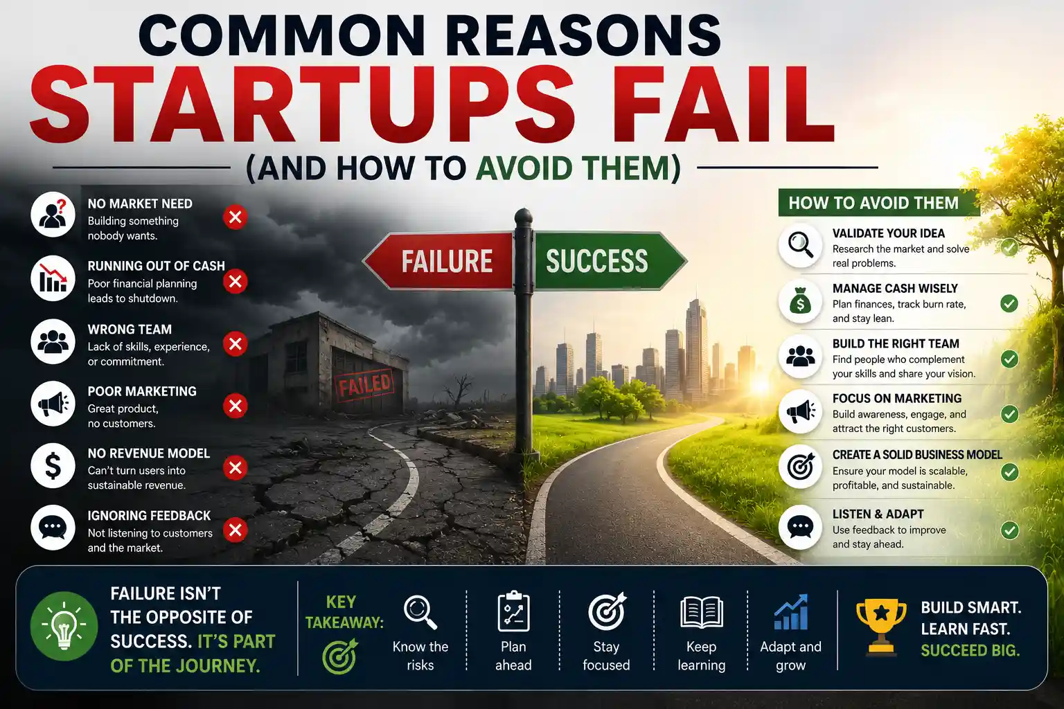 Common Reasons Startups Fail (and How to Avoid Them)