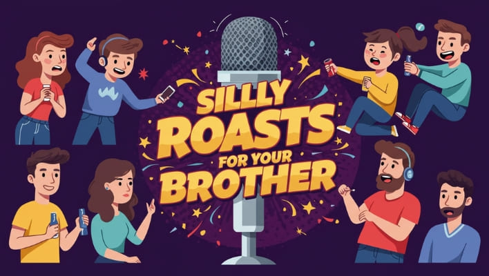 silly roasts for your brother-siblings