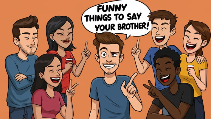 Funny Things To Say To Your Brother