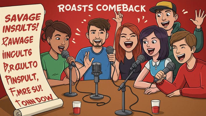 Savage insults for a guy